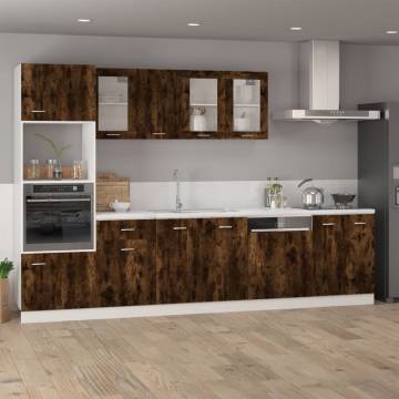 Hanging Cabinet Smoked Oak - Stylish Kitchen Storage