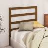 Stylish Honey Brown Bed Headboard - Solid Pine 106x4x100 cm