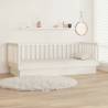 Day Bed White 80x200 cm - Solid Pine Wood | Hipomarket