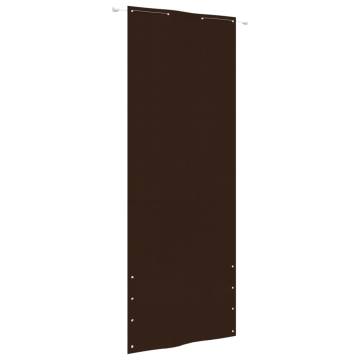 Brown Balcony Screen 80x240 cm - Oxford Fabric Privacy