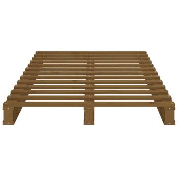 Pallet Bed Honey Brown 100x200 cm Solid Wood Pine | HipoMarket