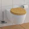 SCHÜTTE Soft-Close Toilet Seat - Natural Bamboo | HipoMarket