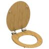 SCHÜTTE Soft-Close Toilet Seat - Natural Bamboo | HipoMarket