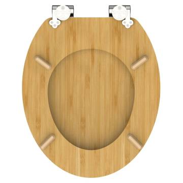 SCHÜTTE Soft-Close Toilet Seat - Natural Bamboo | HipoMarket