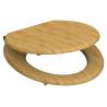 SCHÜTTE Soft-Close Toilet Seat - Natural Bamboo | HipoMarket