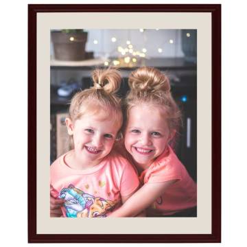 Dark Red Photo Frames Collage - 3 pcs for Table 18x24 cm