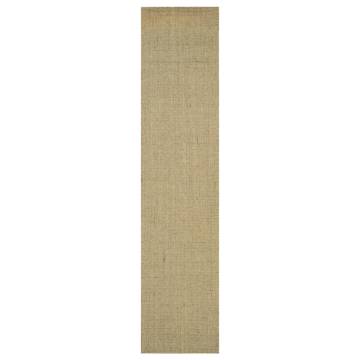 Natural Sisal Rug 66x300 cm Green | Durable & Stylish