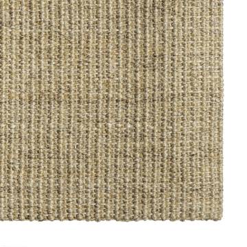 Natural Sisal Rug 80x350 cm Green - Durable & Stylish