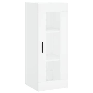 Stylish Highboard White 34.5x34x180 cm - HipoMarket