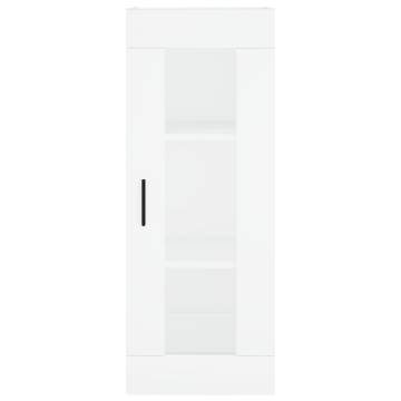 Stylish Highboard White 34.5x34x180 cm - HipoMarket