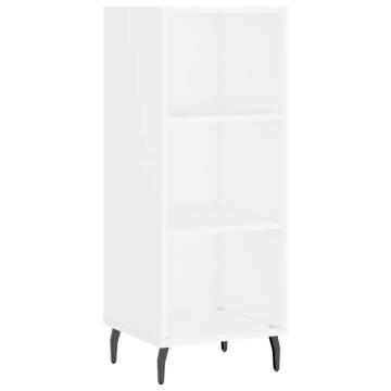 Stylish Highboard White 34.5x34x180 cm - HipoMarket