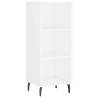 Stylish Highboard White 34.5x34x180 cm - HipoMarket