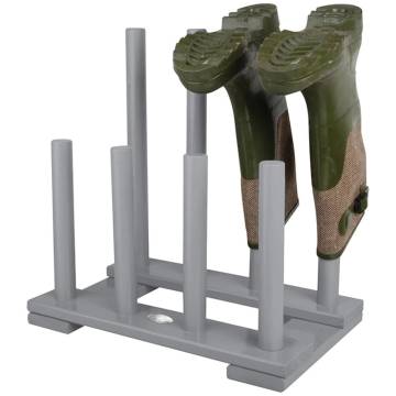 Esschert Design Boot Rack Grey CF48G - Efficient Boot Storage