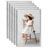 Photo Frames Collage 5 pcs for Wall or Table Silver 59.4x84 cm Colour silver Size 59.4 x 84 cm Quantity in Package 5 