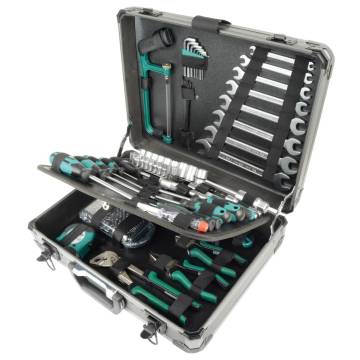 Brüder Mannesmann 133 Piece Tool Case - Durable & Versatile