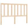 Stylish Solid Wood Pine Bed Headboard - 156x4x100 cm