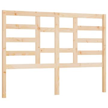 Stylish Solid Pine Bed Headboard - 156x4x104 cm