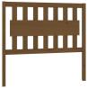 Stylish Honey Brown Bed Headboard - Solid Pine Wood 105.5x4x100 cm