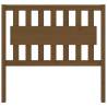 Stylish Honey Brown Bed Headboard - Solid Pine Wood 105.5x4x100 cm