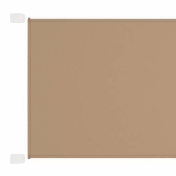 Vertical Awning Taupe 180x1000 cm - Premium Oxford Fabric