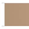 Vertical Awning Taupe 180x1000 cm Oxford Fabric Colour taupe Size 180 x 1000 cm Quantity in Package 1 