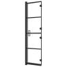 Folding Shower Enclosure ESG 80x140 cm - Black | HipoMarket