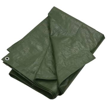 Green HDPE Tarpaulin 180 g/m² 8x12 m - Versatile & Durable