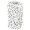 Braided Boat Rope White 2 mmx250 m Polyester Colour white Quantity in Package 1 Length 250 m Diameter 2 mm 