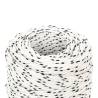 Braided Boat Rope White 2mm x 250m - Durable Polyester Rope