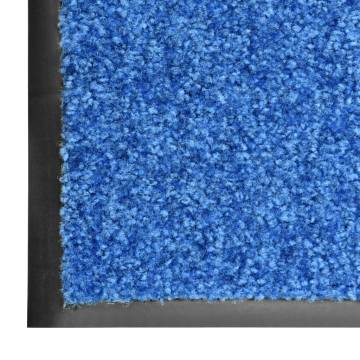 Washable Blue Doormat 60x180 cm – Keep Dirt Outside! | HipoMarket