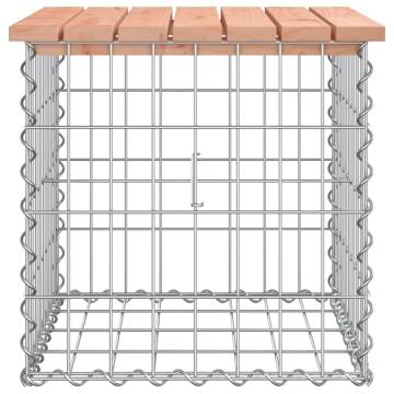 Garden Bench Gabion Design - Solid Douglas Wood | Hipo Market