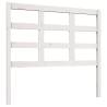 Stylish White Wooden Bed Headboard - 105.5x4x100 cm