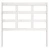 Stylish White Wooden Bed Headboard - 105.5x4x100 cm