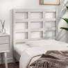 Stylish White Wooden Bed Headboard - 105.5x4x100 cm