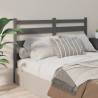 Bed Headboard Grey 186x4x100 cm Solid Wood Pine Colour grey Size 186 x 100 cm Quantity in Package 1 