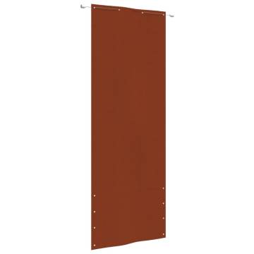 Balcony Screen Terrecotta 80x240 cm - Privacy Protection