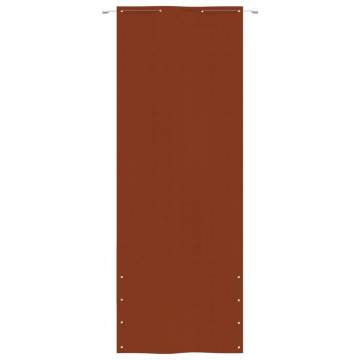 Balcony Screen Terrecotta 80x240 cm - Privacy Protection