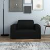 Stretch Couch Slipcover Black Polyester Jersey Colour black Quantity in Package 1 Model 1-seater 