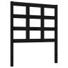 Stylish Black Wooden Bed Headboard - 80.5x4x100 cm