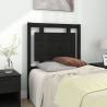 Bed Headboard Black 80.5x4x100 cm Solid Pine Wood Colour black Size 80.5 x 100 cm Quantity in Package 1 