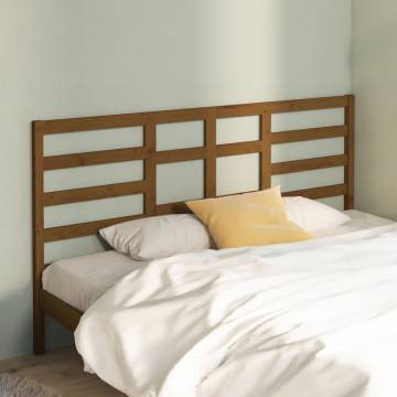 Honey Brown Solid Pine Bed Headboard | Style & Quality