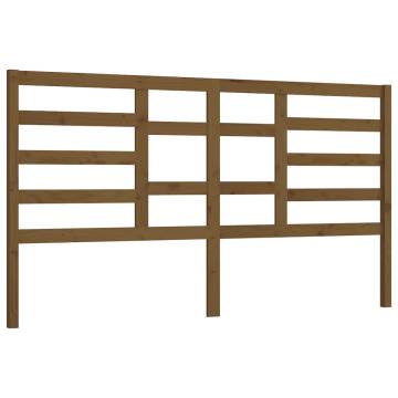 Honey Brown Solid Pine Bed Headboard | Style & Quality