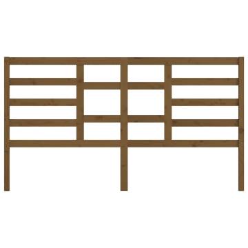 Honey Brown Solid Pine Bed Headboard | Style & Quality