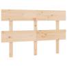 Stylish Solid Wood Pine Bed Headboard - 138x3x81 cm