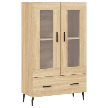 Stylish Highboard Sonoma Oak | Engineered Wood Storage