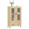 Stylish Highboard Sonoma Oak | Engineered Wood Storage