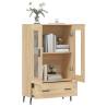 Stylish Highboard Sonoma Oak | Engineered Wood Storage