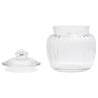 Set of 6 Glass Storage Jars - 500 ml | Hipomarket UK