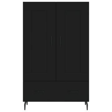 Stylish Highboard Black - 69.5x31x115 cm | HipoMarket