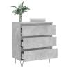 Stylish Concrete Grey Sideboard - 60x35x70 cm | HipoMarket